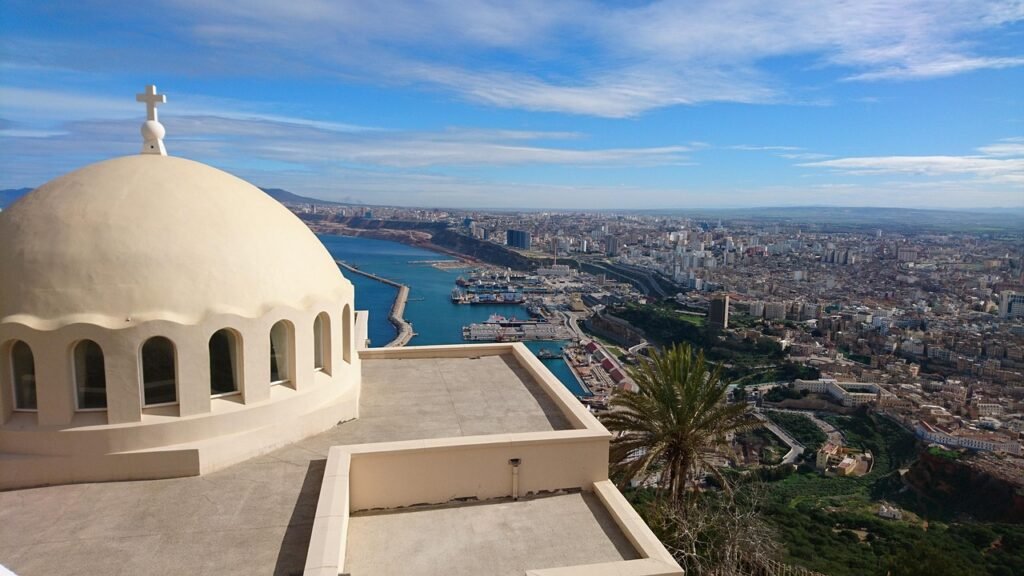 architecture, travel, sky, city, mountain, church, north africa, oran, landscape algeria, summer, nature, statue, urban, landscape, palm, oran, oran, oran, oran, oran
